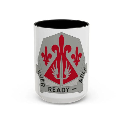138 Engineer Group (U.S. Army) Accent Coffee Mug 15oz Black - Go Mug Yourself