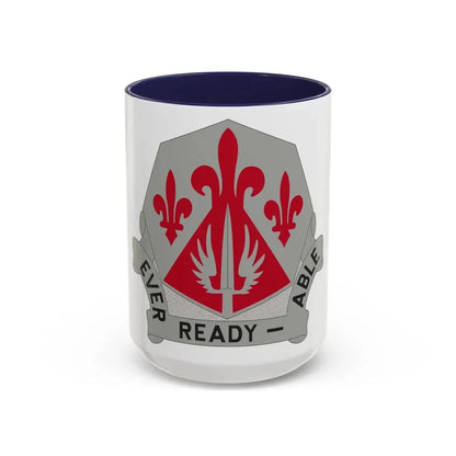 138 Engineer Group (U.S. Army) Accent Coffee Mug 15oz Navy - Go Mug Yourself