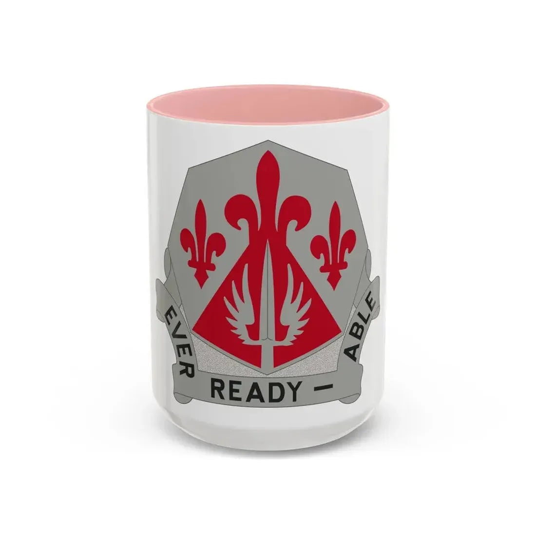 138 Engineer Group (U.S. Army) Accent Coffee Mug 15oz Pink - Go Mug Yourself
