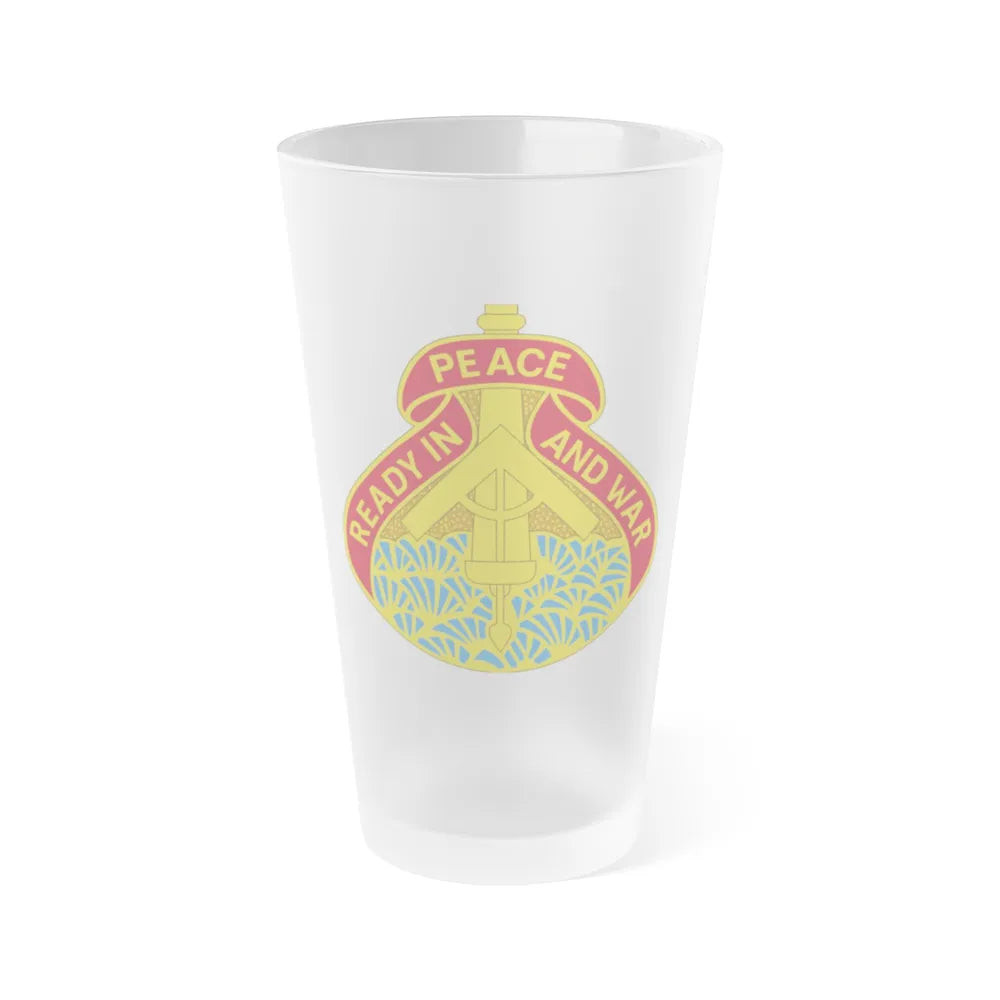 138 Field Artillery Brigade 2 (U.S. Army) Frosted Pint Glass 16oz-Go Mug Yourself