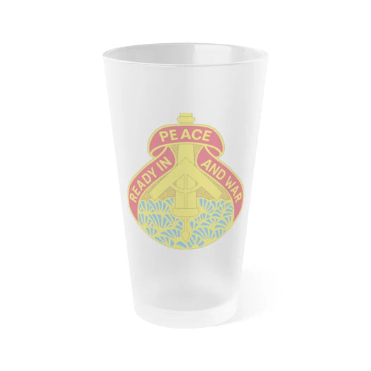 138 Field Artillery Brigade 2 (U.S. Army) Frosted Pint Glass 16oz-Go Mug Yourself