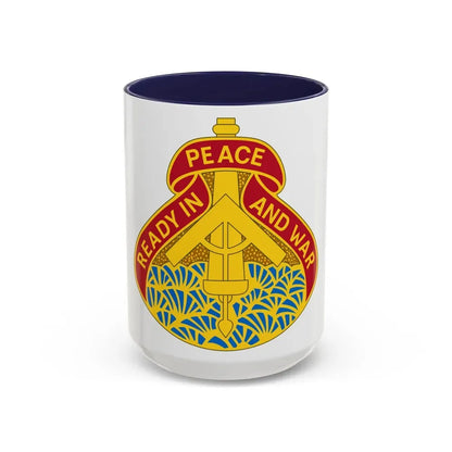138 Field Artillery Brigade 2 (U.S. Army) Accent Coffee Mug 15oz Navy - Go Mug Yourself