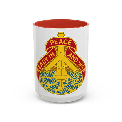 138 Field Artillery Brigade 2 (U.S. Army) Accent Coffee Mug 15oz Red - Go Mug Yourself