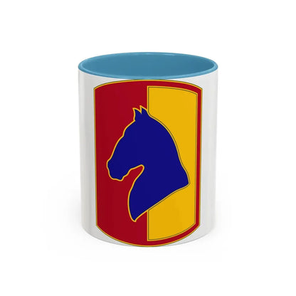 138 Field Artillery Brigade 3 (U.S. Army) Accent Coffee Mug 11oz Light Blue - Go Mug Yourself