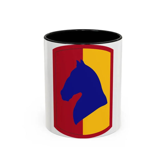 138 Field Artillery Brigade (U.S. Army) Accent Coffee Mug 11oz Black - Go Mug Yourself
