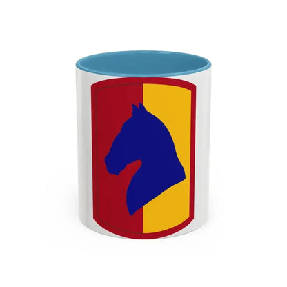 138 Field Artillery Brigade (U.S. Army) Accent Coffee Mug 11oz Light Blue - Go Mug Yourself