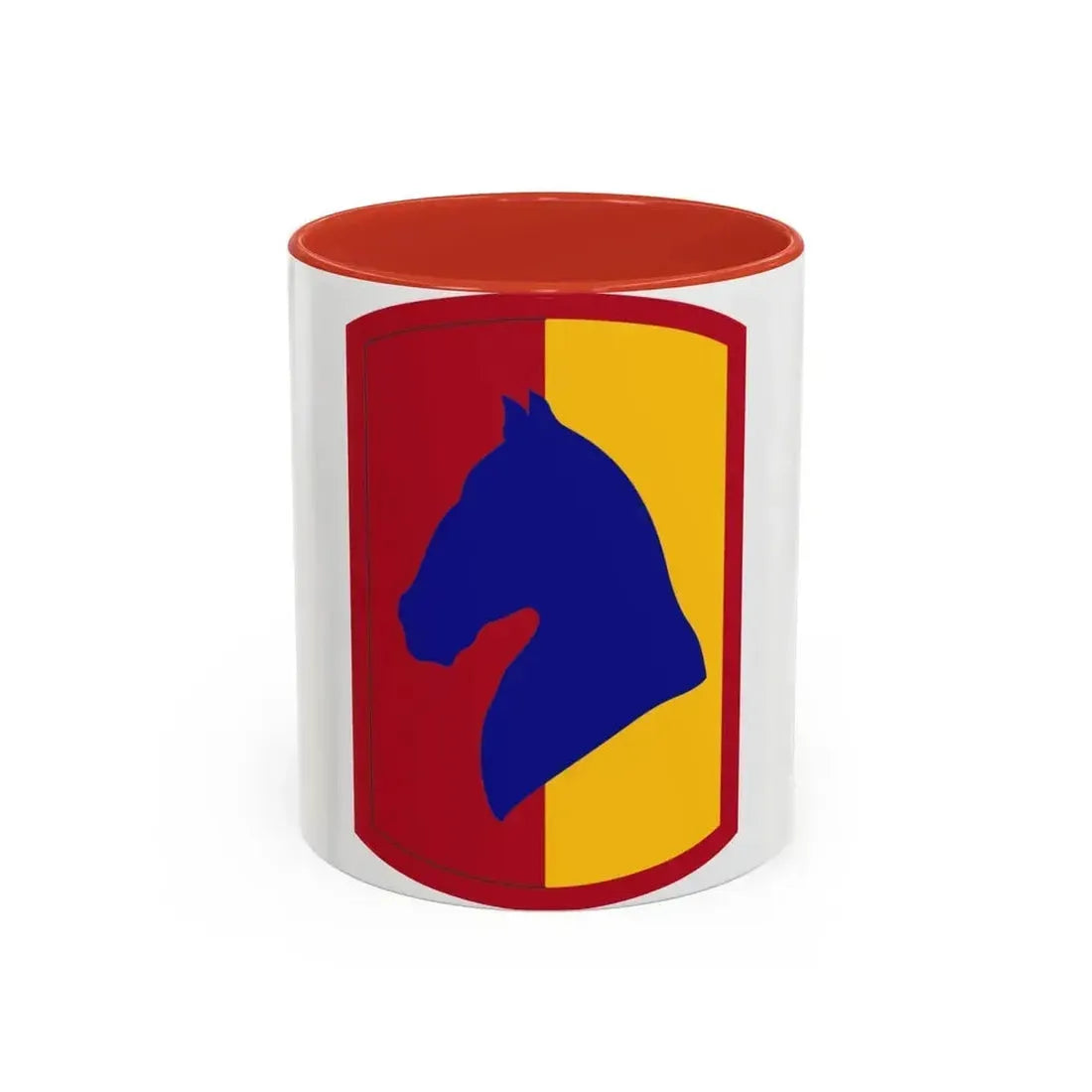 138 Field Artillery Brigade (U.S. Army) Accent Coffee Mug 11oz Red - Go Mug Yourself