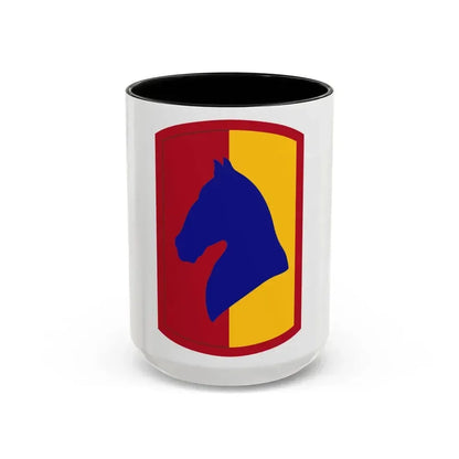 138 Field Artillery Brigade (U.S. Army) Accent Coffee Mug 15oz Black - Go Mug Yourself