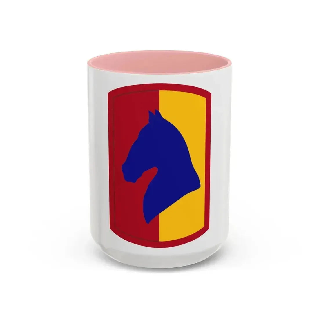 138 Field Artillery Brigade (U.S. Army) Accent Coffee Mug 15oz Pink - Go Mug Yourself