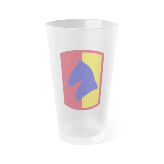138 Field Artillery Brigade (U.S. Army) Frosted Pint Glass 16oz Default Title - Go Mug Yourself