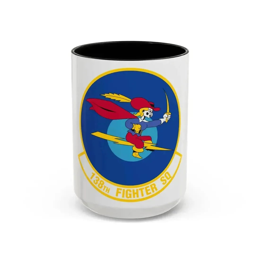 138 Fighter Squadron (U.S. Air Force) Accent Coffee Mug - Go Mug Yourself