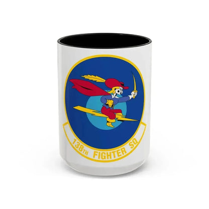 138 Fighter Squadron (U.S. Air Force) Accent Coffee Mug - Go Mug Yourself