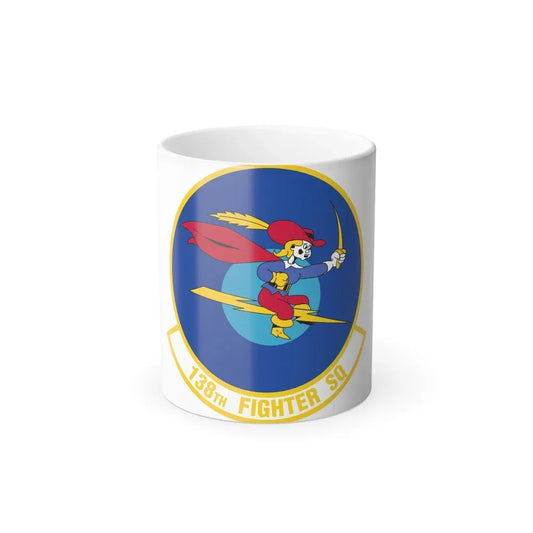 138 Fighter Squadron (U.S. Air Force) Color Changing Coffee Mug 11oz - Go Mug Yourself