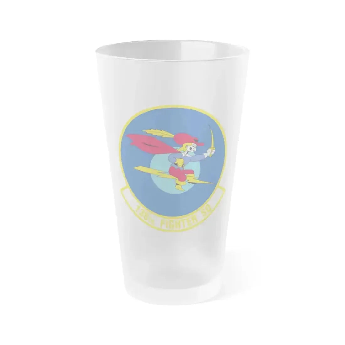 138 Fighter Squadron (U.S. Air Force) Frosted Pint Glass 16oz 16oz Frosted - Go Mug Yourself