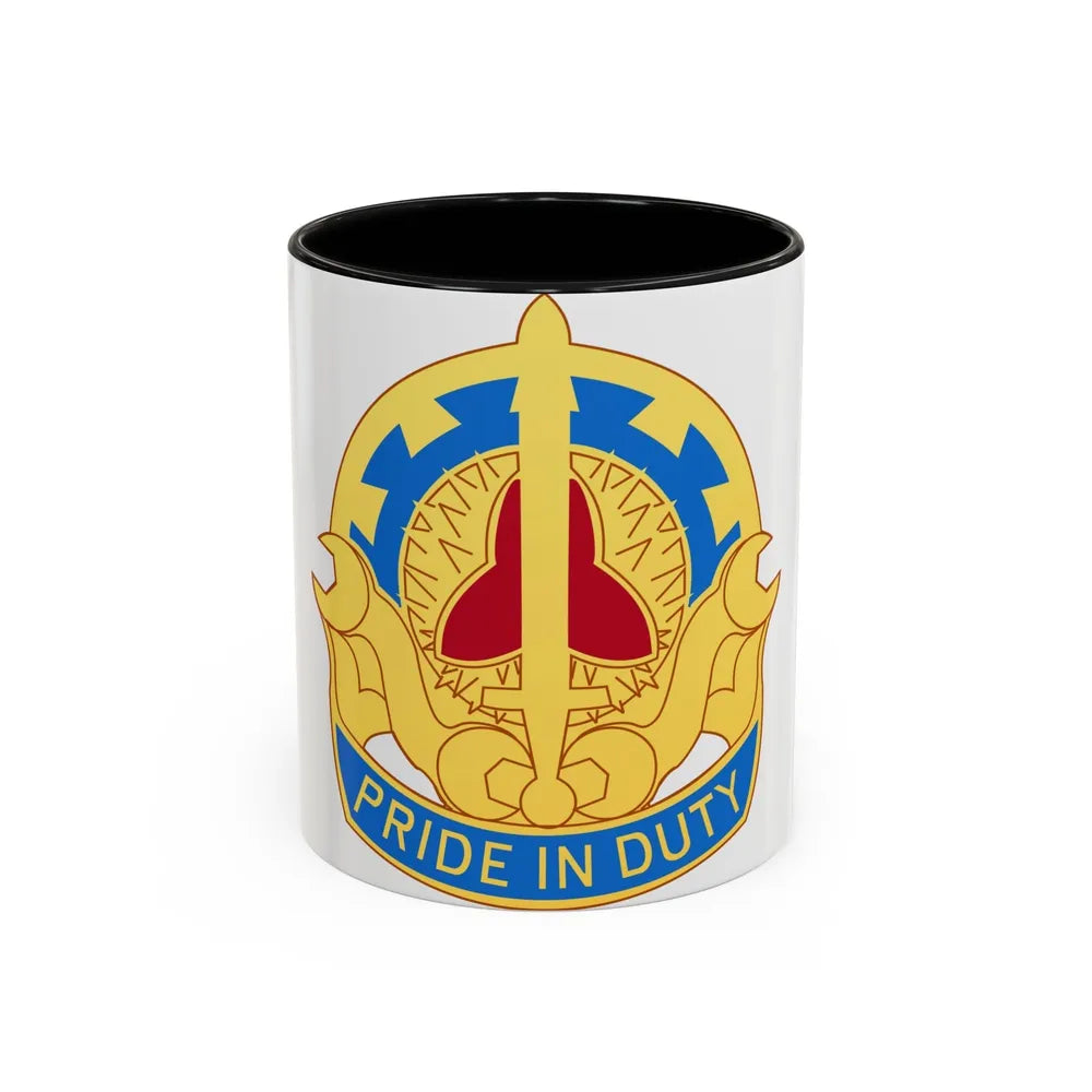 138 Maintenance Battalion (U.S. Army) Accent Coffee Mug-11oz-Black-Go Mug Yourself