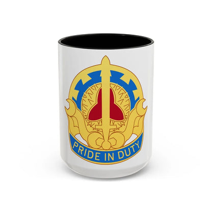 138 Maintenance Battalion (U.S. Army) Accent Coffee Mug-15oz-Black-Go Mug Yourself