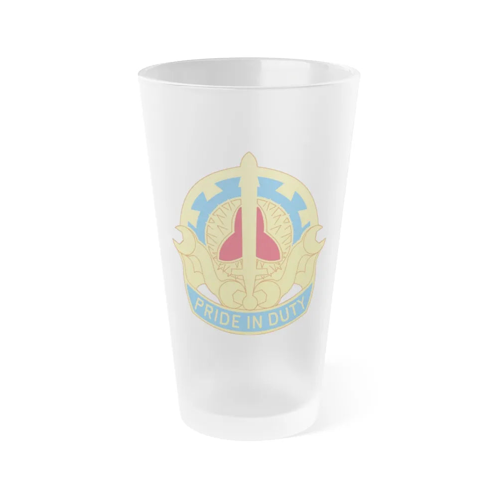 138 Maintenance Battalion (U.S. Army) Frosted Pint Glass 16oz-Go Mug Yourself