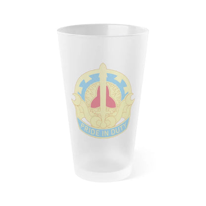 138 Maintenance Battalion (U.S. Army) Frosted Pint Glass 16oz-Go Mug Yourself