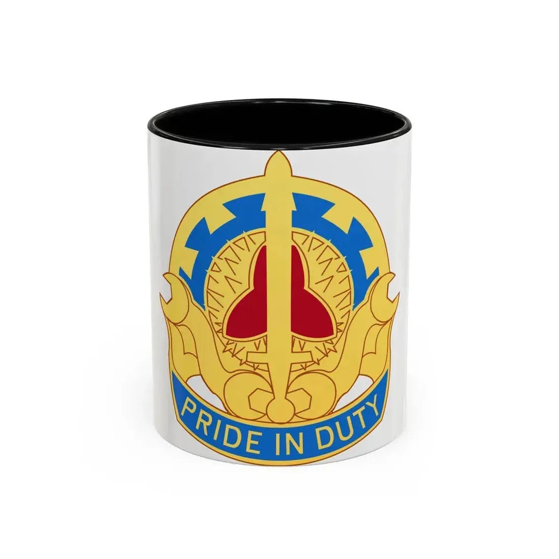 138 Maintenance Battalion (U.S. Army) Accent Coffee Mug 11oz Black - Go Mug Yourself