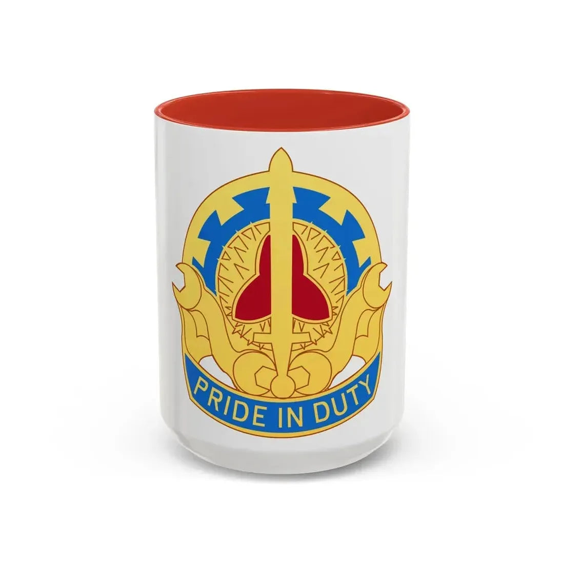 138 Maintenance Battalion (U.S. Army) Accent Coffee Mug 11oz Light Blue - Go Mug Yourself