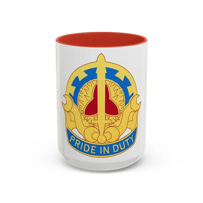 138 Maintenance Battalion (U.S. Army) Accent Coffee Mug 11oz Light Blue - Go Mug Yourself