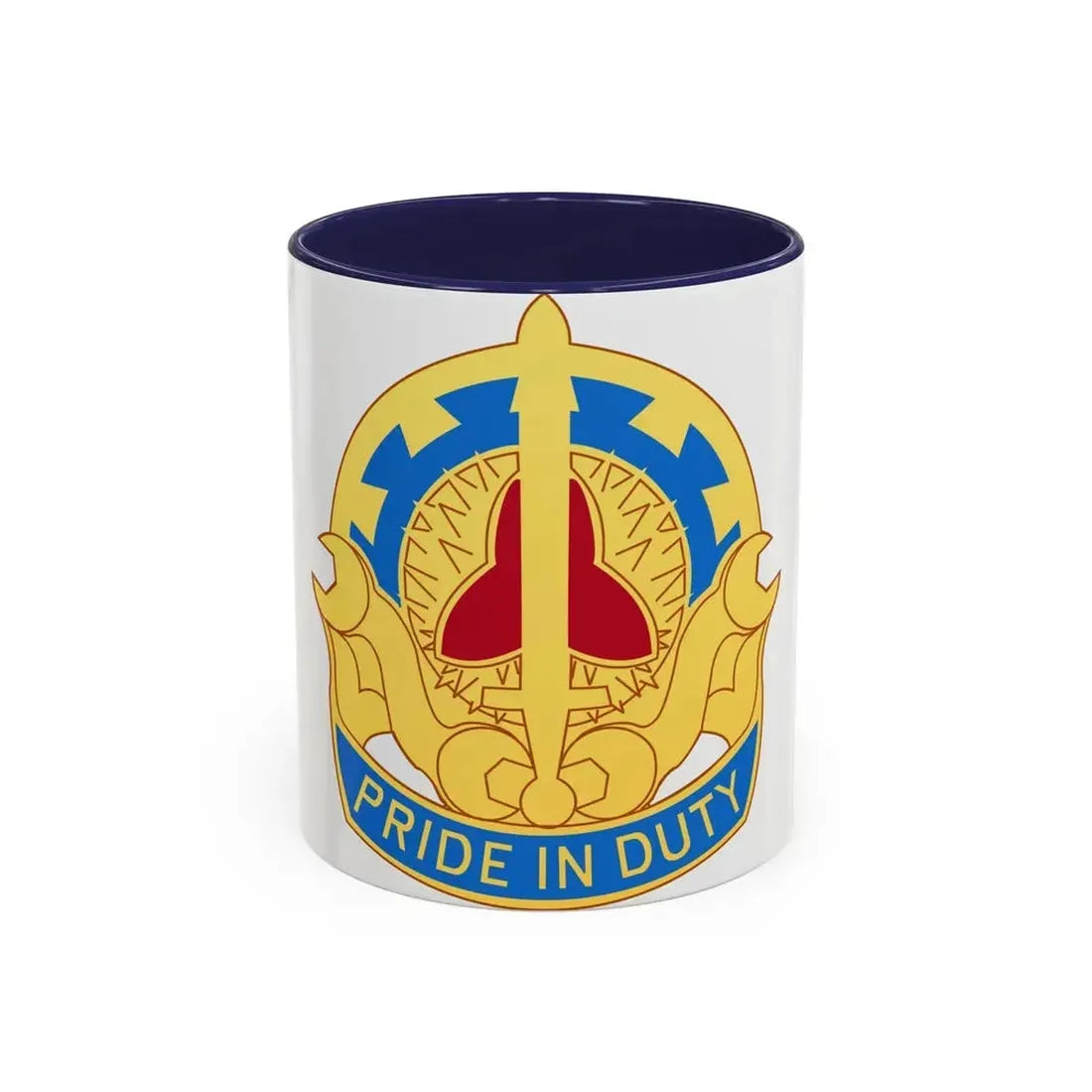 138 Maintenance Battalion (U.S. Army) Accent Coffee Mug 11oz Navy - Go Mug Yourself
