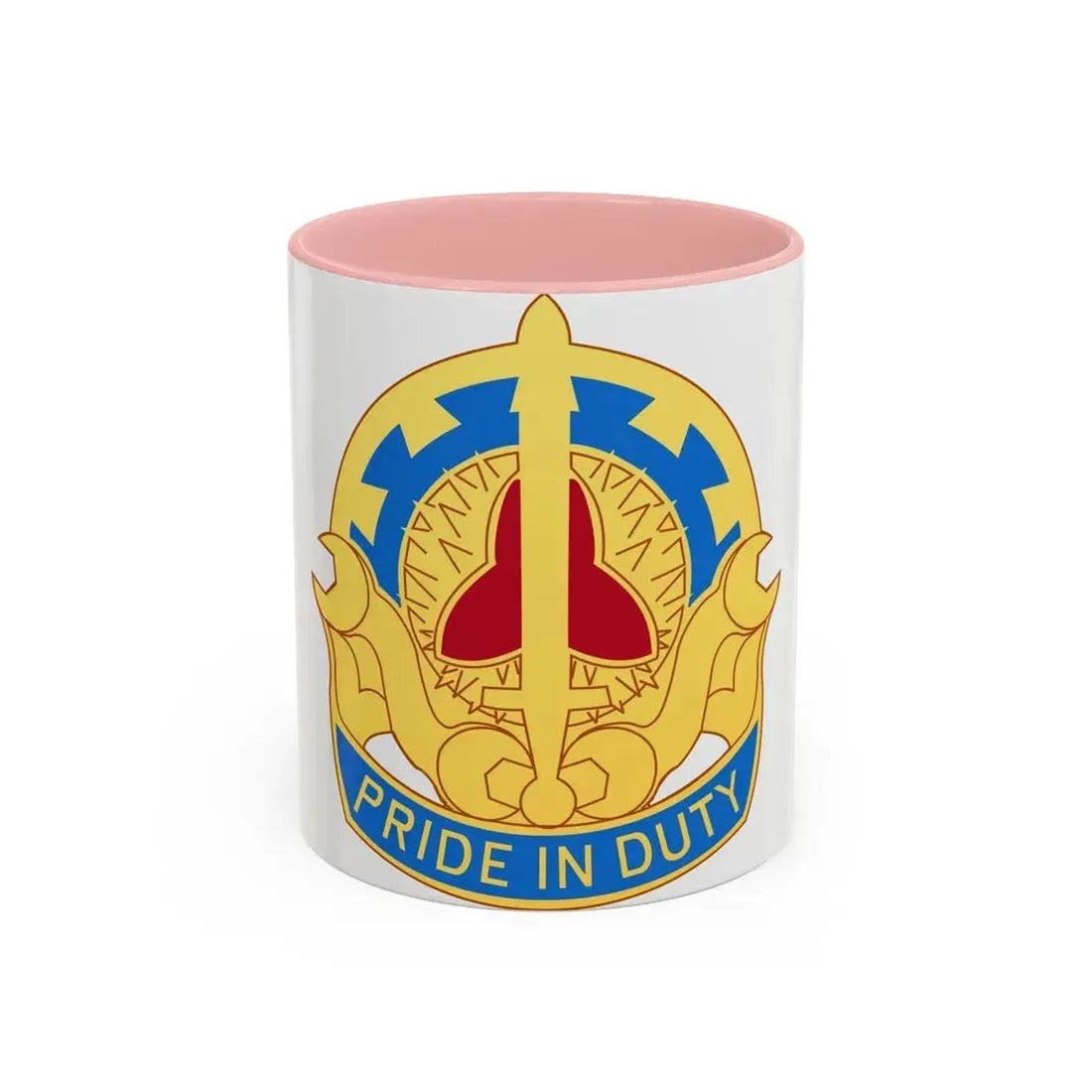 138 Maintenance Battalion (U.S. Army) Accent Coffee Mug 11oz Pink - Go Mug Yourself