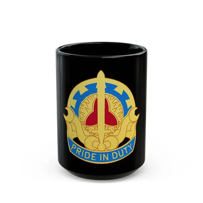138 Maintenance Battalion (U.S. Army) Black Coffee Mug 15oz - Go Mug Yourself