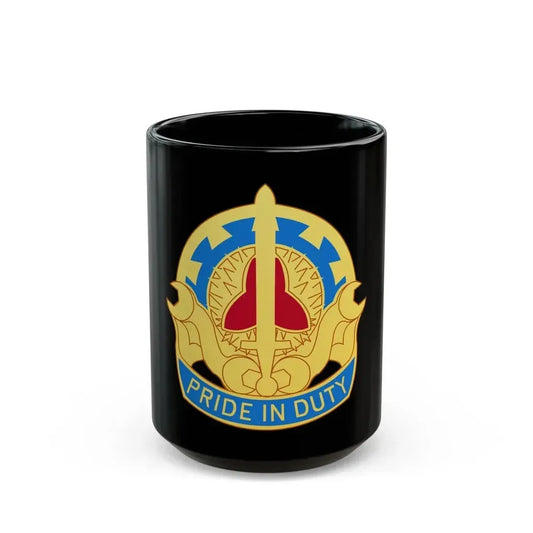 138 Maintenance Battalion (U.S. Army) Black Coffee Mug 15oz - Go Mug Yourself