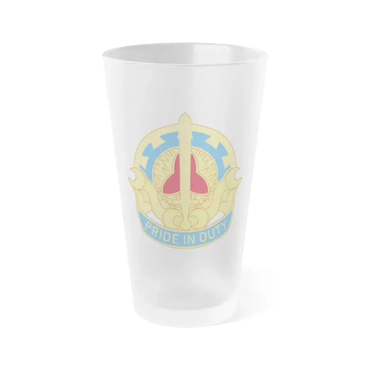 138 Maintenance Battalion (U.S. Army) Frosted Pint Glass 16oz Default Title - Go Mug Yourself