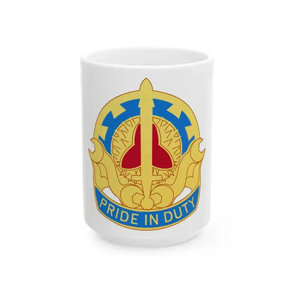 138 Maintenance Battalion (U.S. Army) White Coffee Mug 15oz - Go Mug Yourself