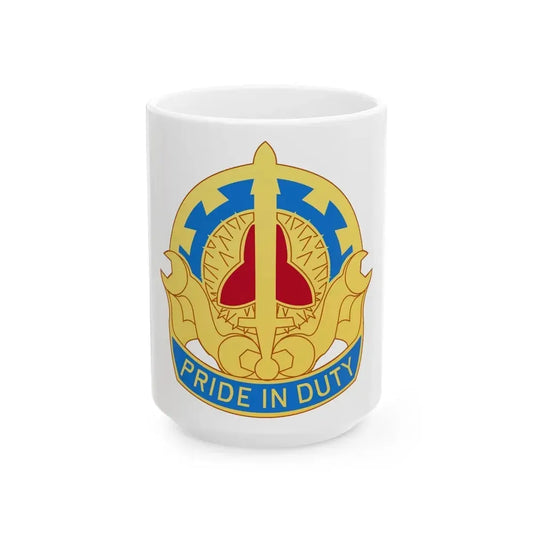 138 Maintenance Battalion (U.S. Army) White Coffee Mug 15oz - Go Mug Yourself