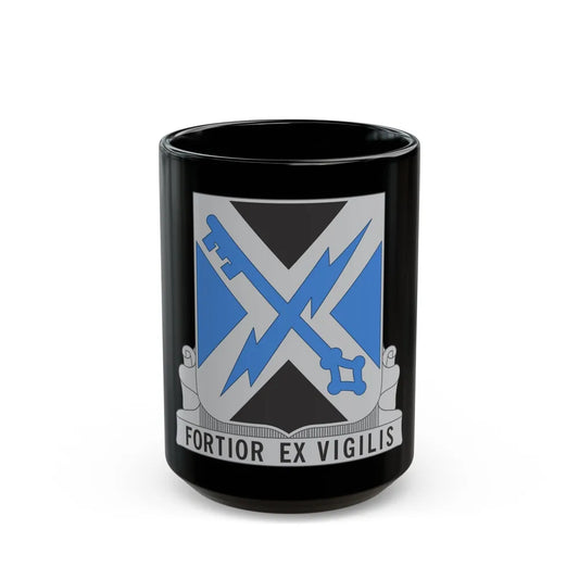 138 Military Intelligence Battalion (U.S. Army) Black Coffee Mug-15oz-Go Mug Yourself