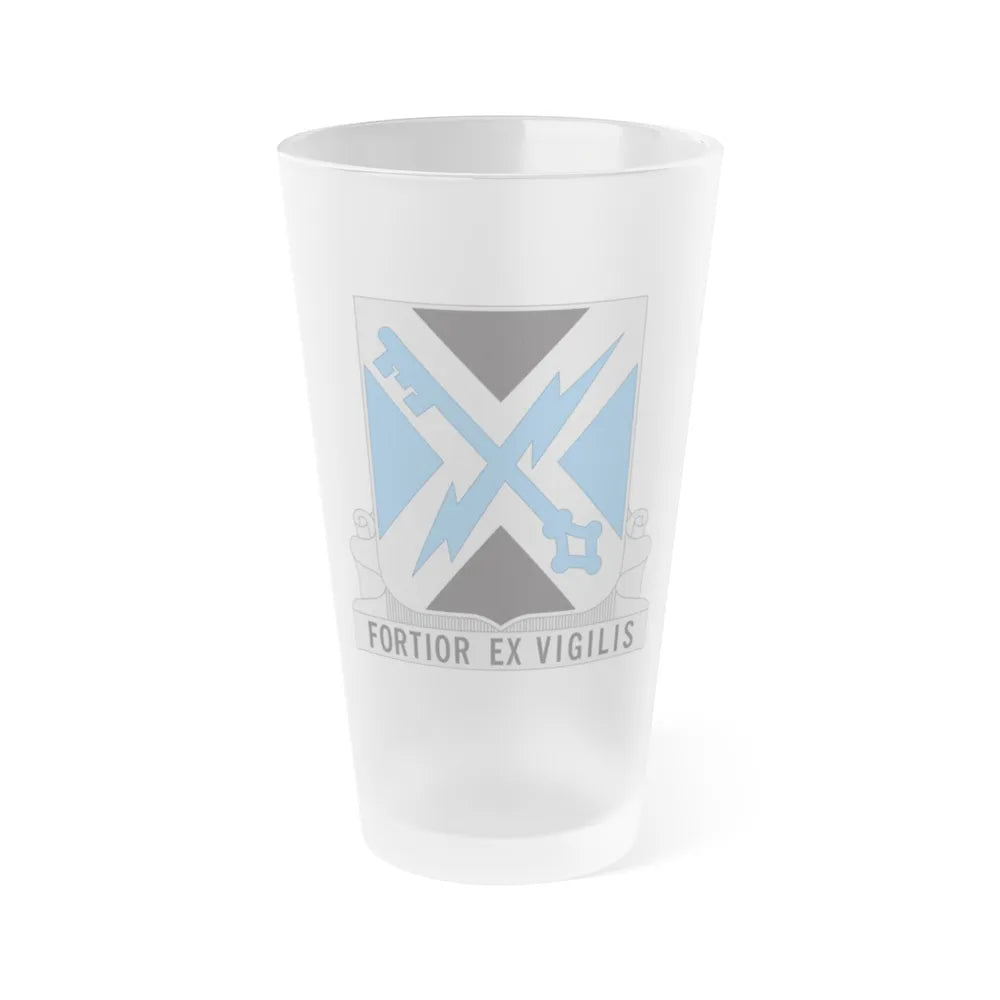 138 Military Intelligence Battalion (U.S. Army) Frosted Pint Glass 16oz-Go Mug Yourself