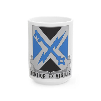 138 Military Intelligence Battalion (U.S. Army) White Coffee Mug-15oz-Go Mug Yourself