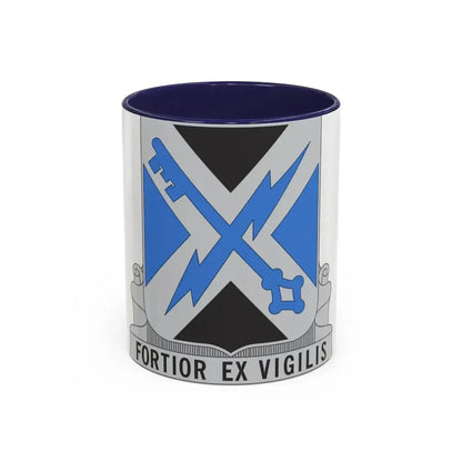 138 Military Intelligence Battalion (U.S. Army) Accent Coffee Mug 11oz Navy - Go Mug Yourself