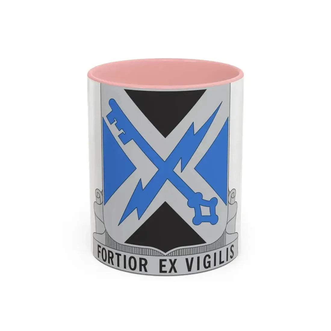 138 Military Intelligence Battalion (U.S. Army) Accent Coffee Mug 11oz Pink - Go Mug Yourself