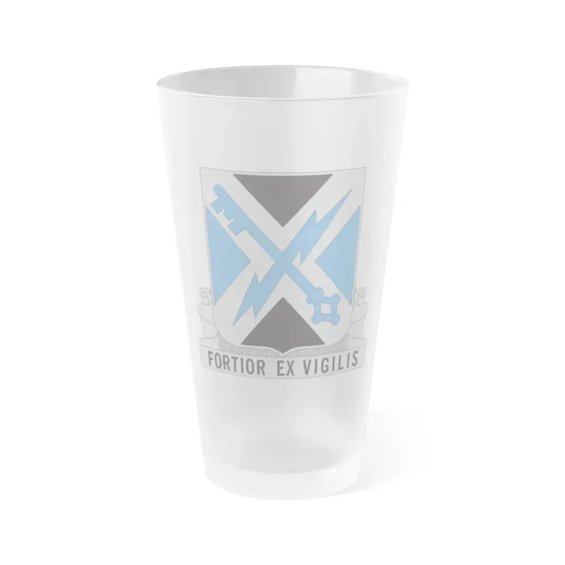138 Military Intelligence Battalion (U.S. Army) Frosted Pint Glass 16oz Default Title - Go Mug Yourself