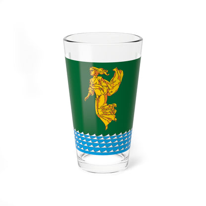 Flag of Angarsk 2004 (Russia) Pint Glass 16oz
