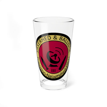 Emblem for the III-DAR (Denmark) (Coat of Arms) Pint Glass 16oz