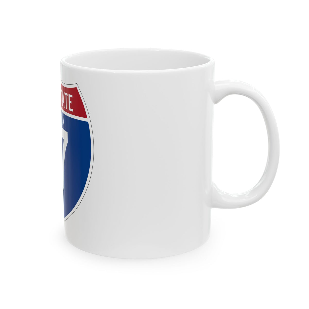 Interstate 17 (U.S. Highways) White Coffee Mug