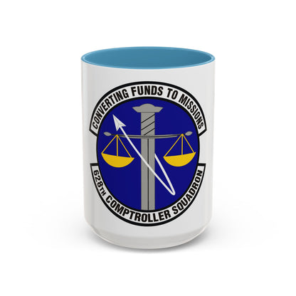628th Comptroller Squadron (U.S. Air Force) Accent Coffee Mug