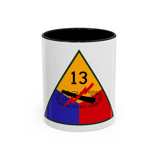 13th Armored Division (U.S. Army) Accent Coffee Mug