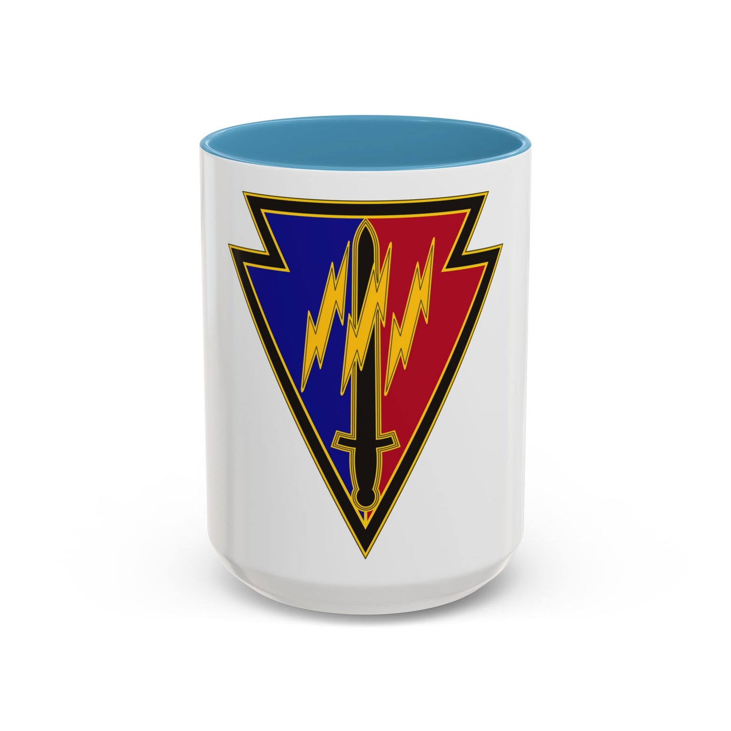 219 Engineer Brigade (U.S. Army) Accent Coffee Mug