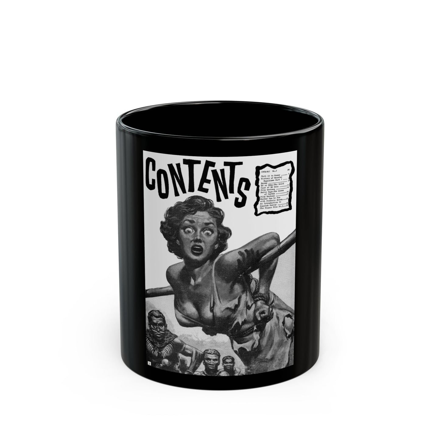 Contents, Ungawa magazine No. 2 - Black Coffee Mug-11oz-Go Mug Yourself