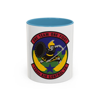 123d Air Control Squadron (U.S. Air Force) Accent Coffee Mug