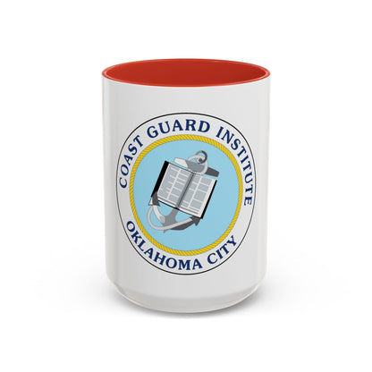 USCG Institute Oklahoma City 2 (U.S. Coast Guard) Accent Coffee Mug