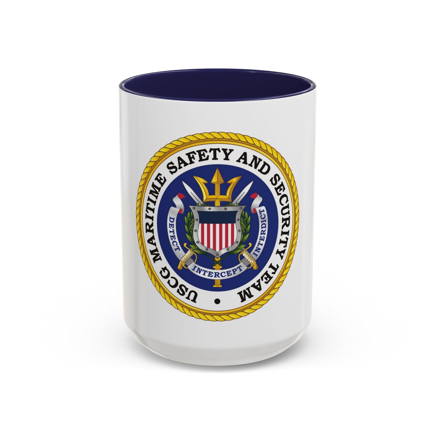 USCG Maritime Safety And Security Team (U.S. Coast Guard) Accent Coffee Mug