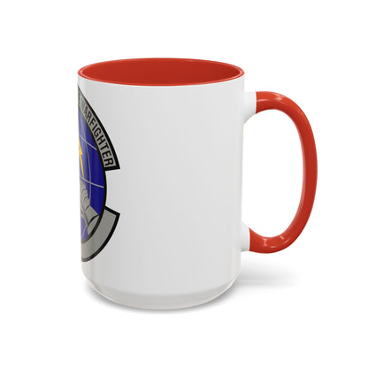 50 Communications Squadron USSF (U.S. Air Force) Accent Coffee Mug