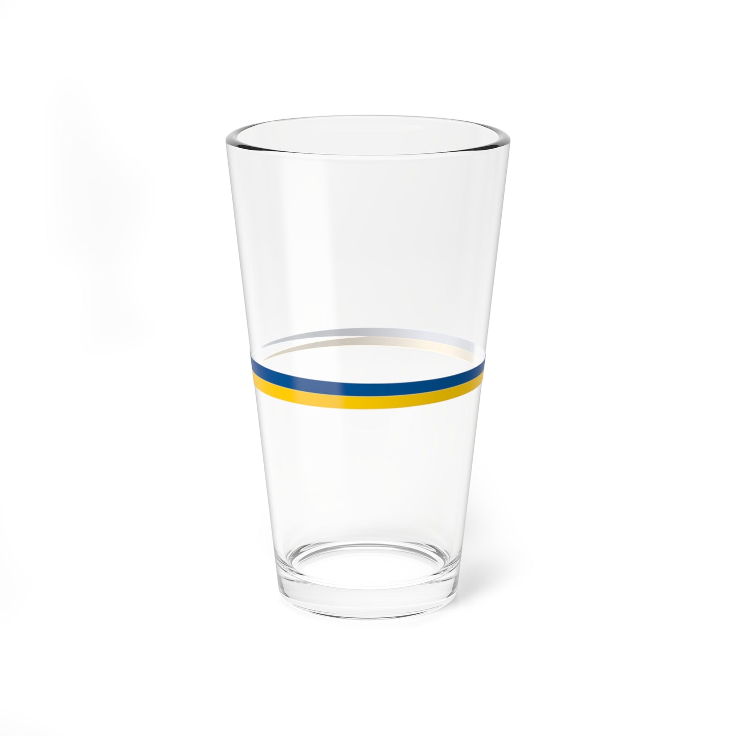 Naval Rank Flag of Sweden - Orlogsvimpel (Sweden) Pint Glass 16oz